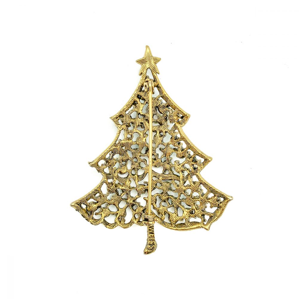 Vintage Weiss Christmas Tree Brooch