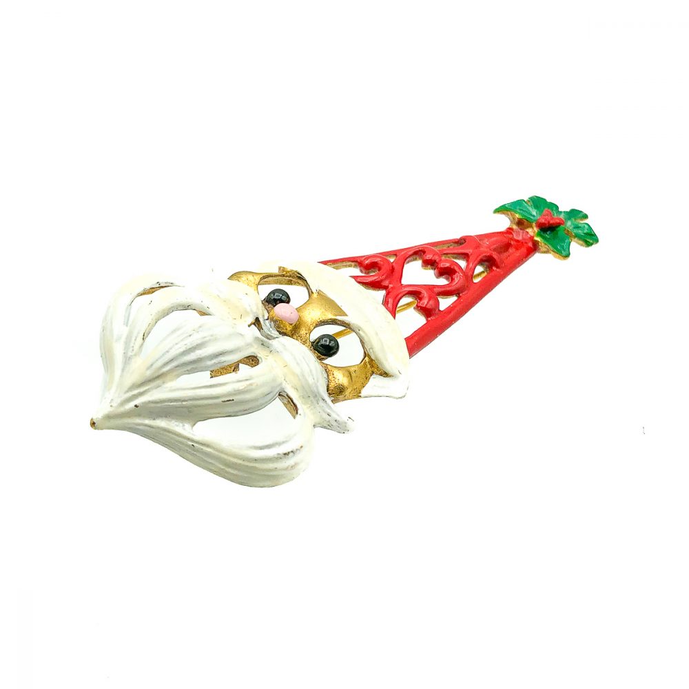 Vintage Butler & Wilson Father Christmas Brooch