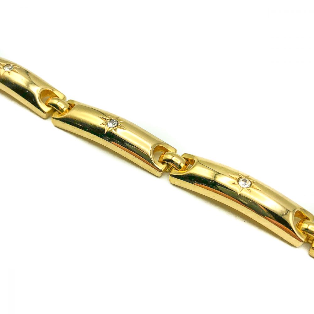 Vintage Dior Gold Stars Bracelet