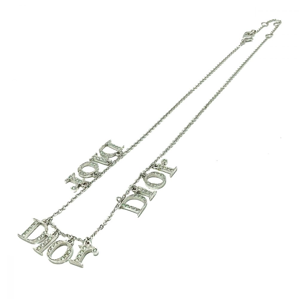 Vintage Dior Spell Out Necklace