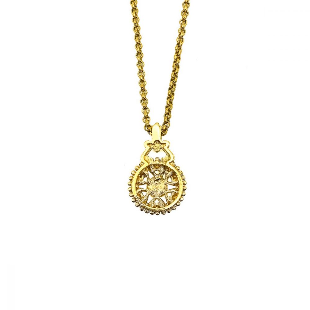 Vintage Dior Hearts & Flowers Chain