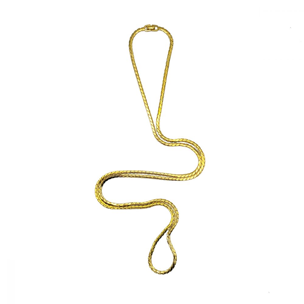 Vintage Dior Long Snake Chain