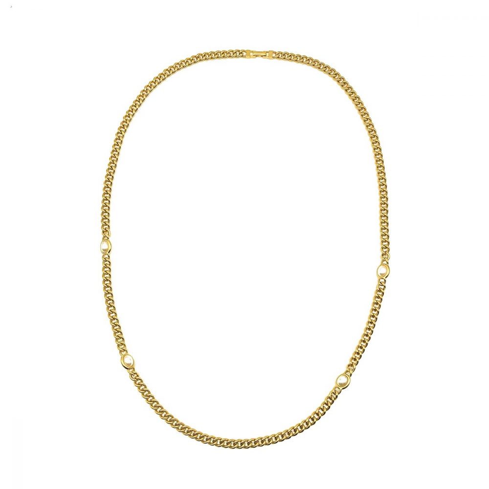 Vintage Gold Pearl Chain
