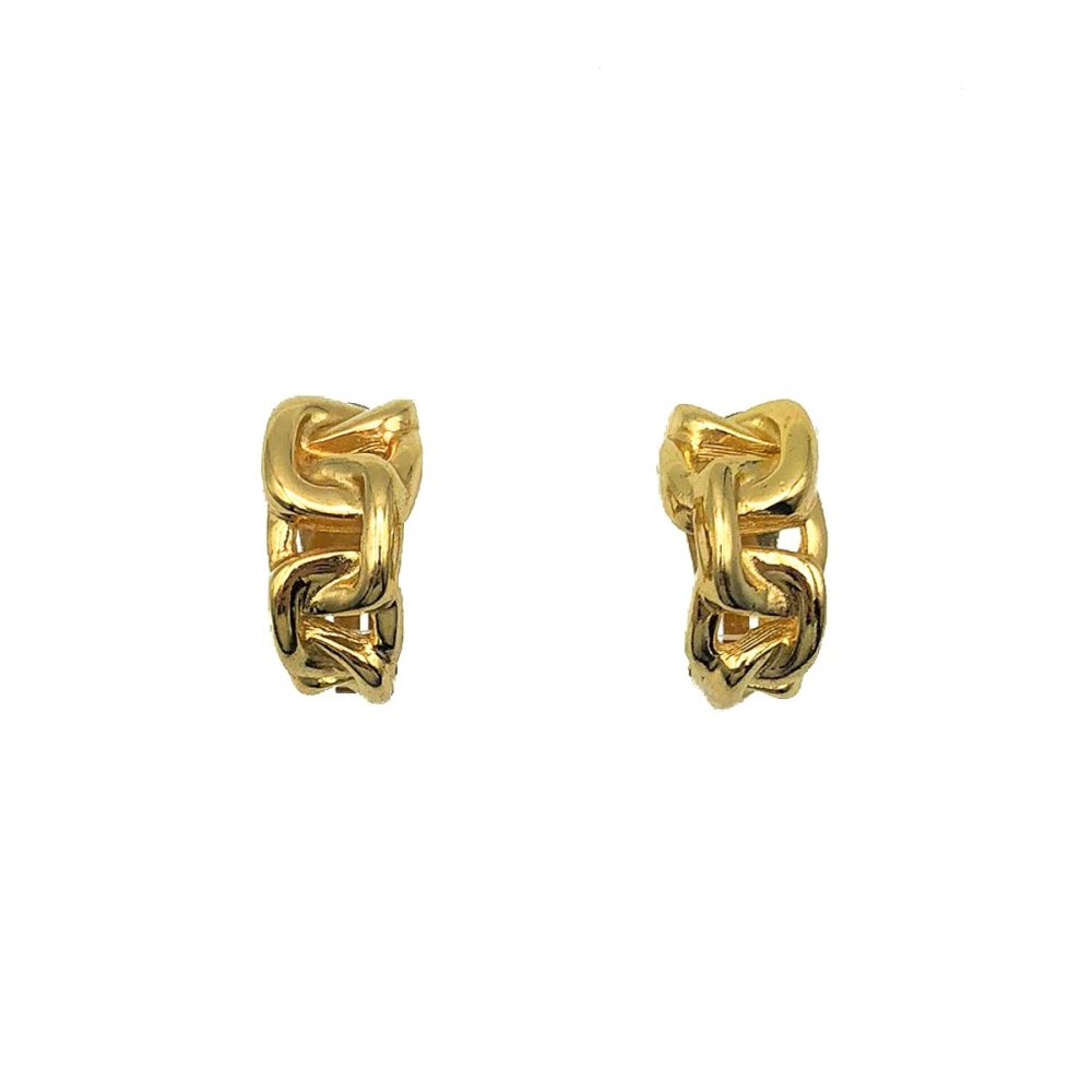 Vintage Grosse Chain Hoops