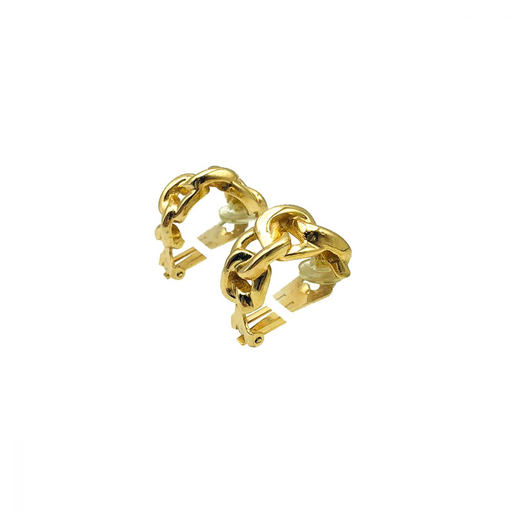Vintage Grosse Chain Hoops