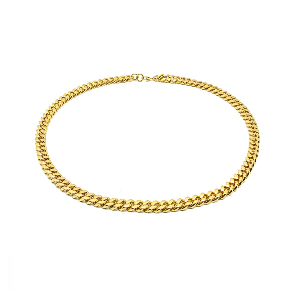 Vintage Monet Flattened Curb Link Chain