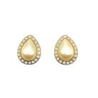 Jennifer Gibson Jewellery Vintage Monet Pearl Teardrop Earring 19 923 (6) Vintage Monet Pearl Teardrop Earring