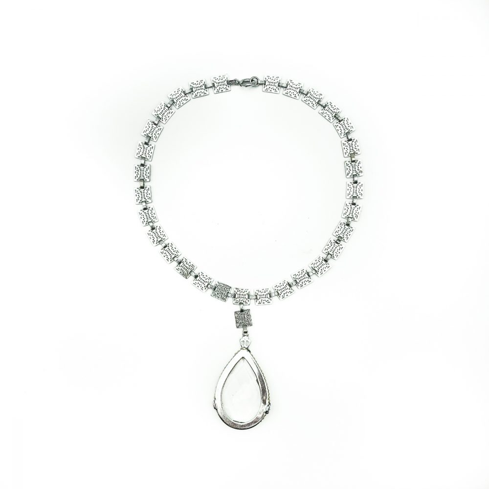 Deco Crystal Pearl Sautoir