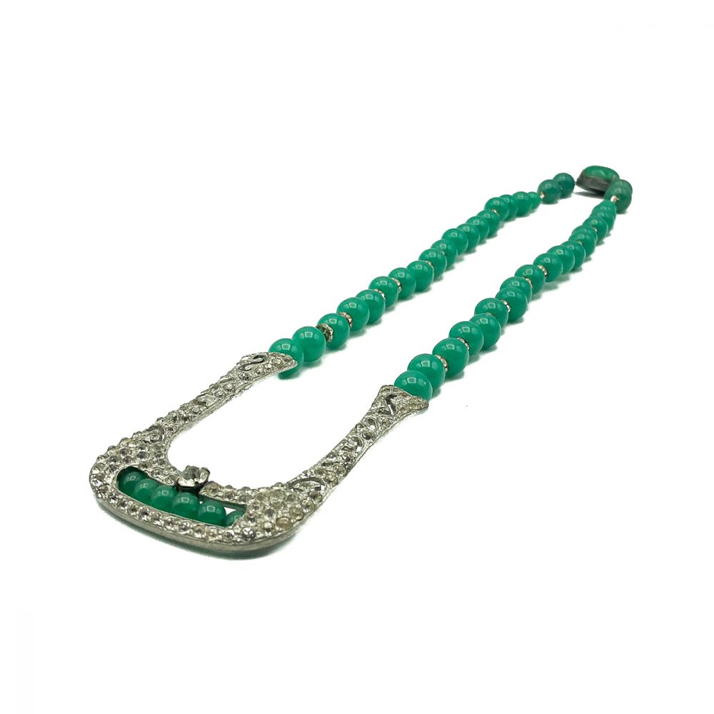 Deco Green Paste Sautoir
