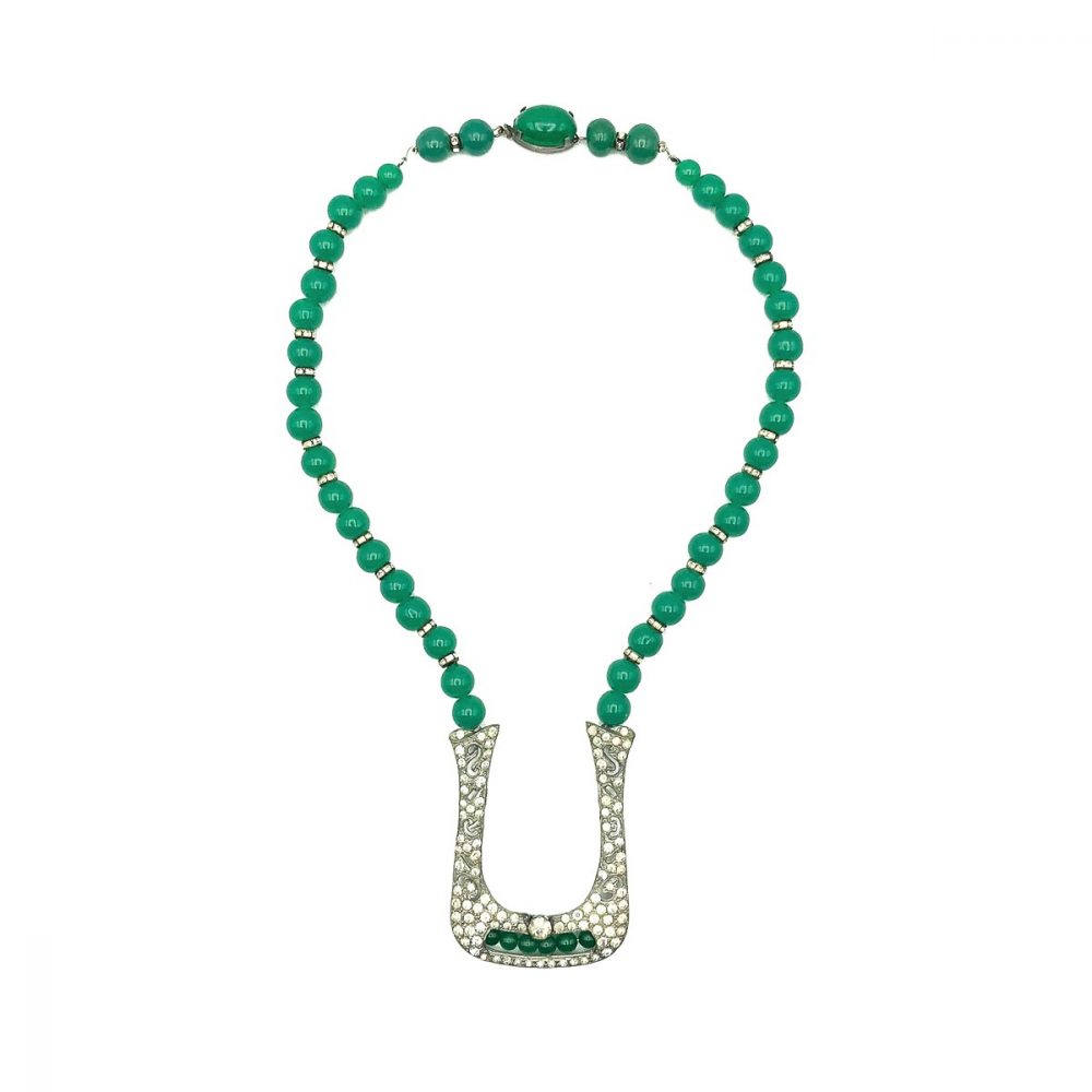 Deco Green Paste Sautoir