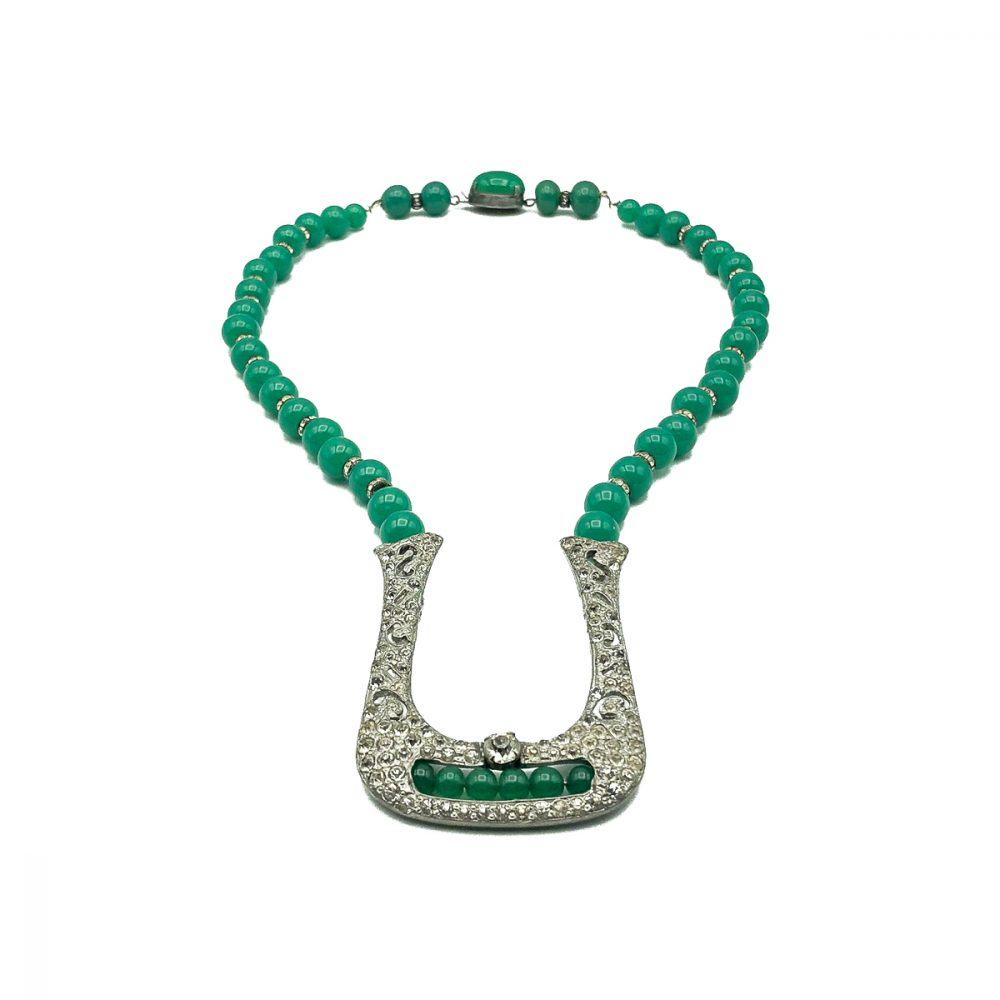 Deco Green Paste Sautoir