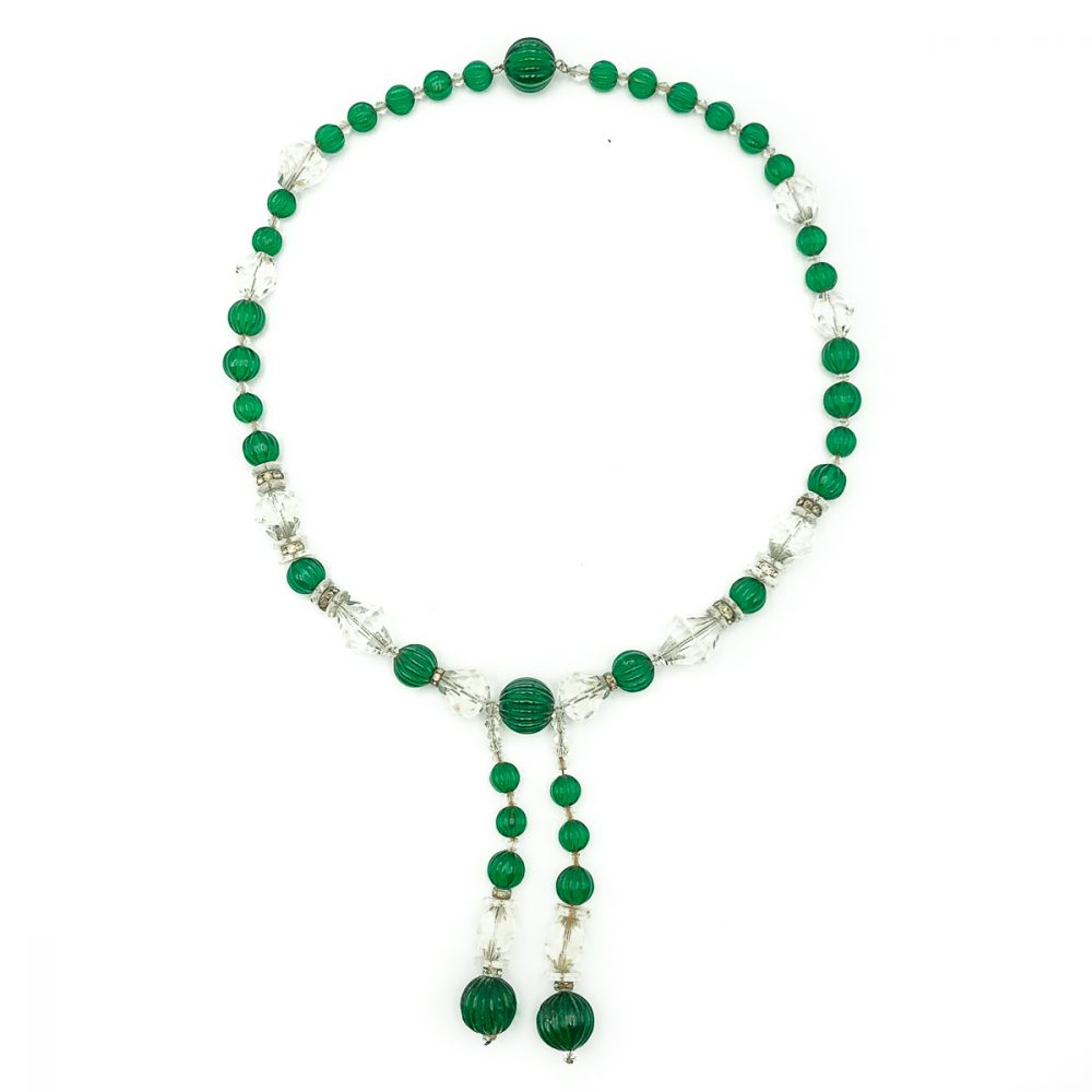 Deco Melon Glass Sautoir