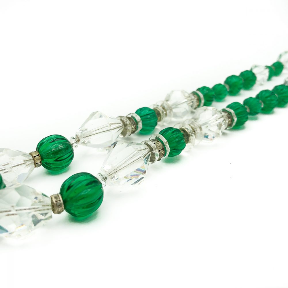 Deco Melon Glass Sautoir
