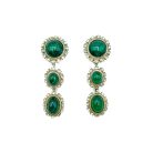 Jennifer Gibson Jewellery Vintage Dior Emerald Drop Earrings 3 968 (2) Vintage Dior Emerald Drop Earrings