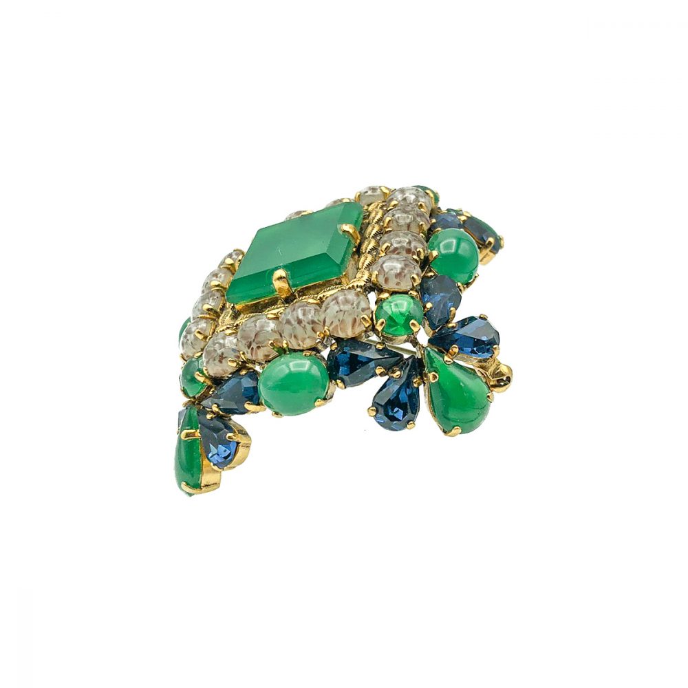 Vintage Dior Jade Brooch