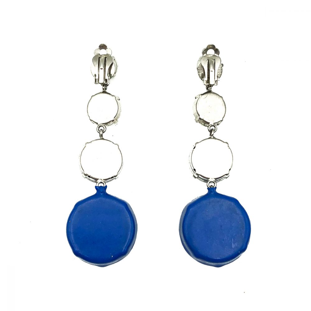 Vintage Emilio Pucci Crystal Earrings