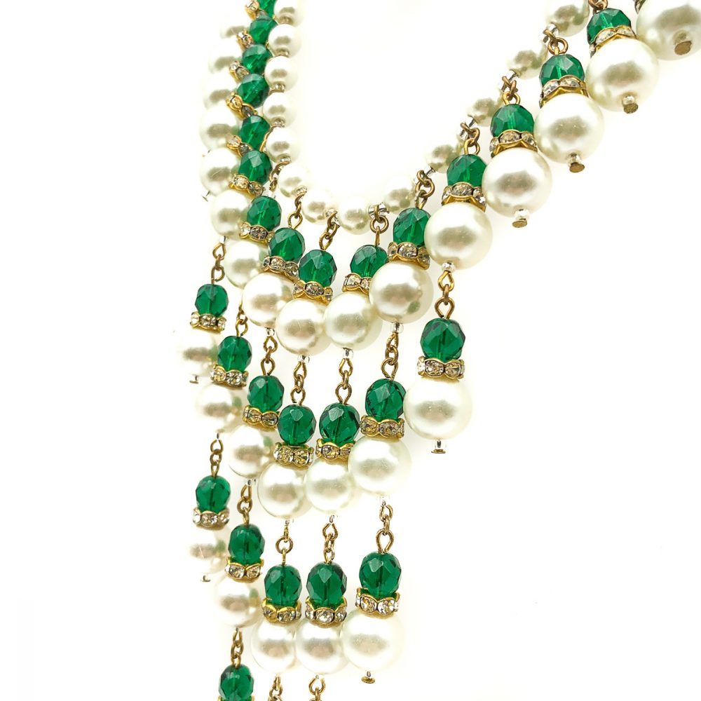 Vintage Cascade Fringe Necklace