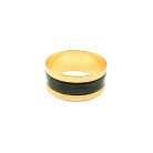 Jennifer Gibson Jewellery Vintage Grosse Gold Leather Bangle 4 982 (6) Vintage Grosse Gold Leather Bangle