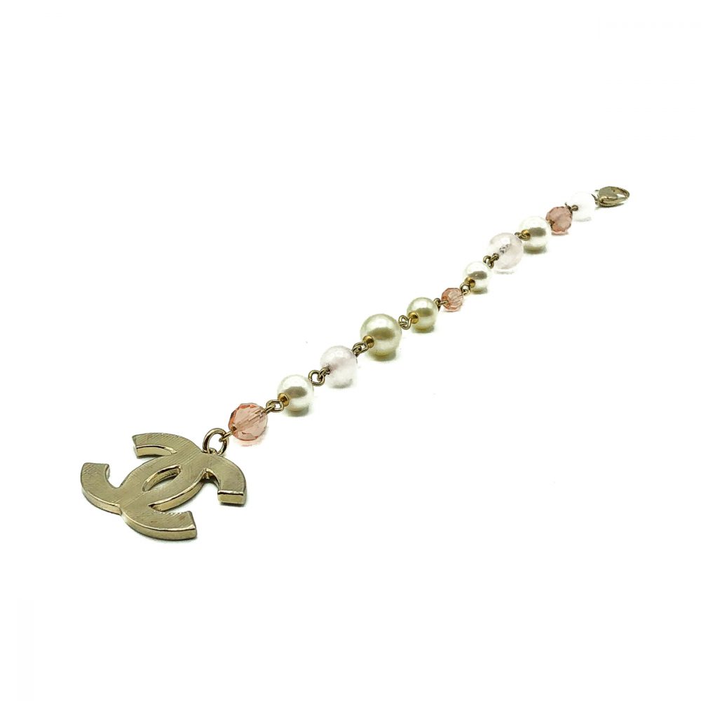 Vintage Chanel Pink Pearl Bracelet