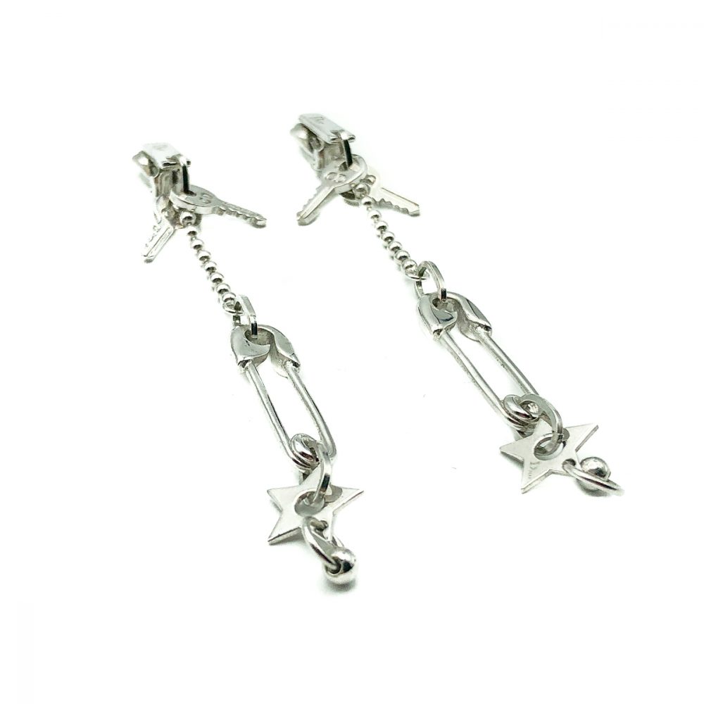 Dior Safety Pin Earrings