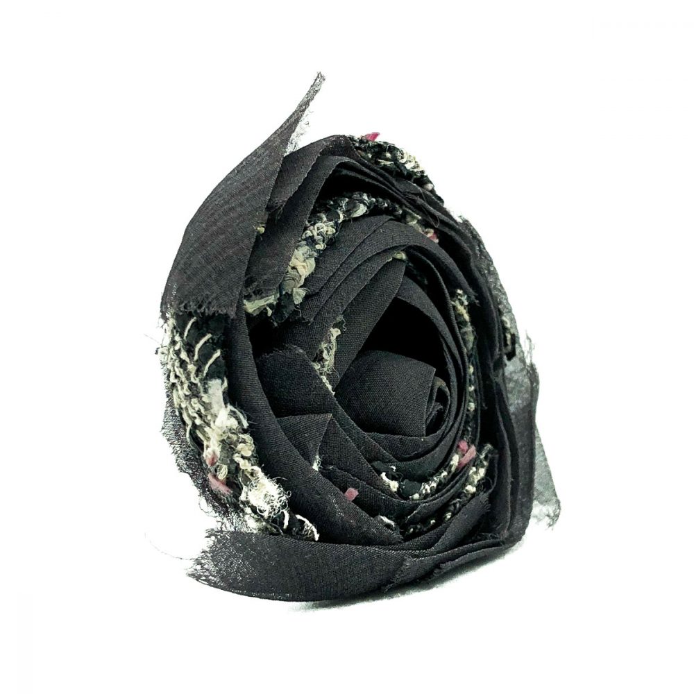 Vintage Chanel Tweed Camellia Corsage