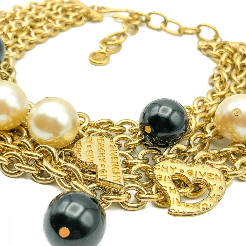 Vintage Givenchy Chain Charm Collar