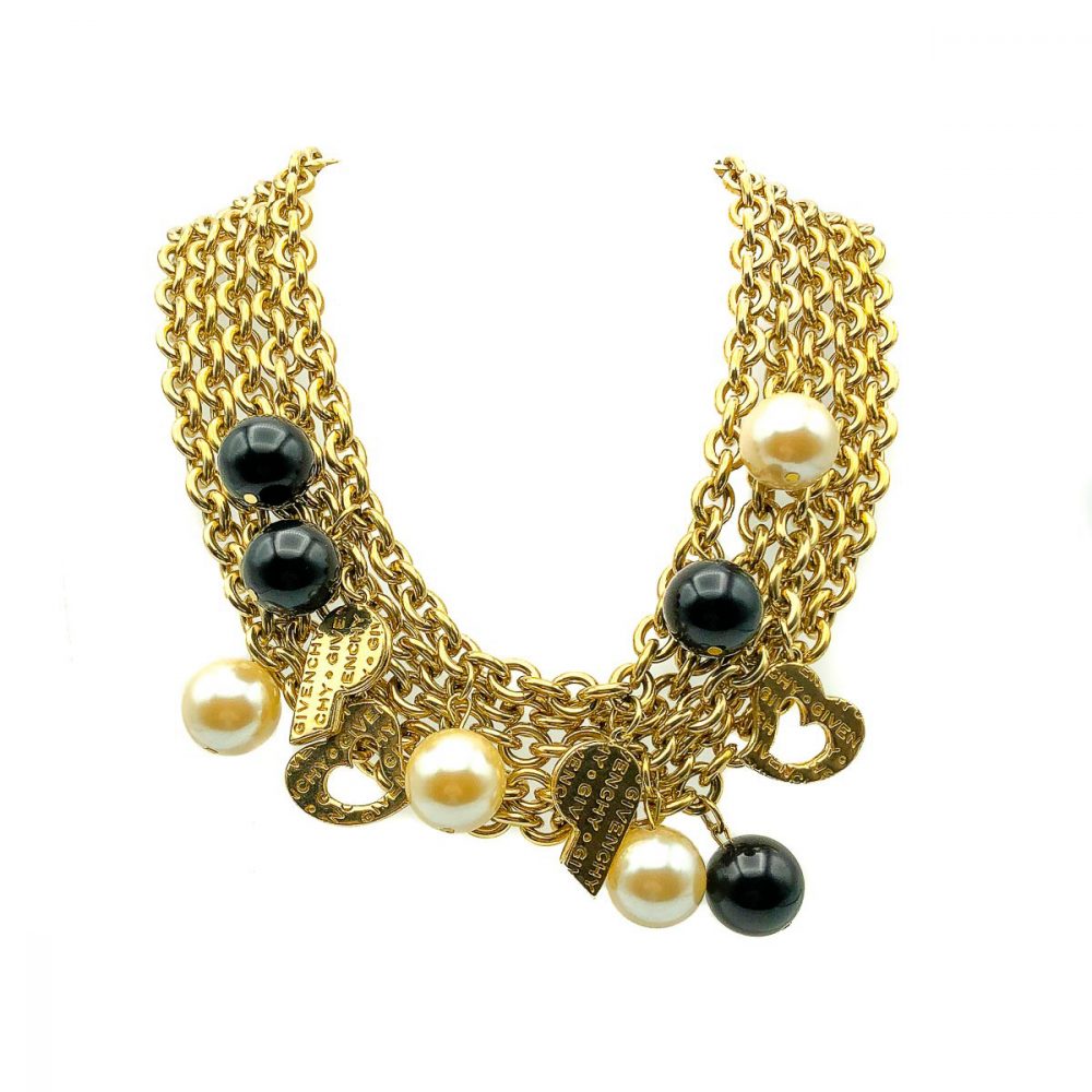 Vintage Givenchy Chain Charm Collar