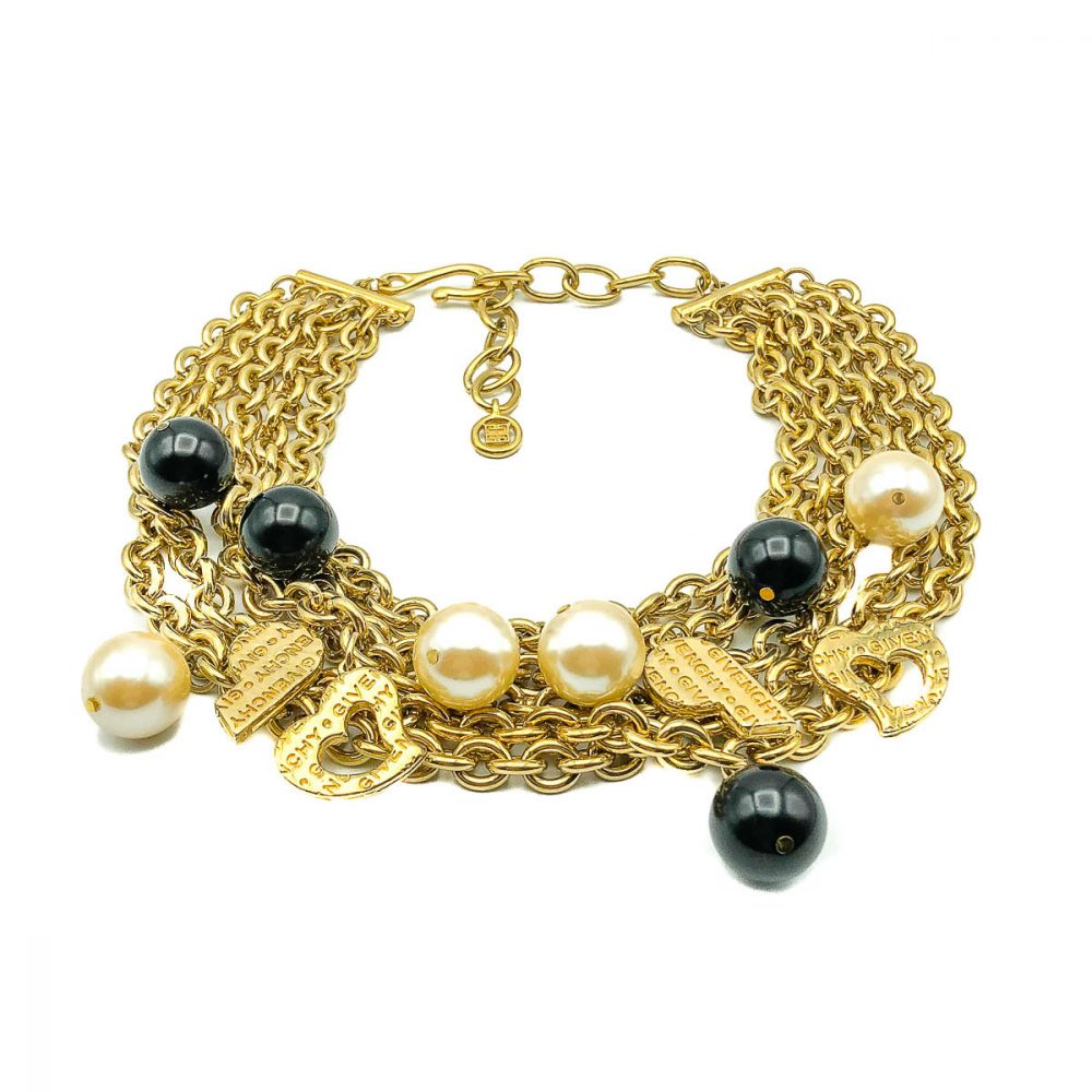 Vintage Givenchy Chain Charm Collar