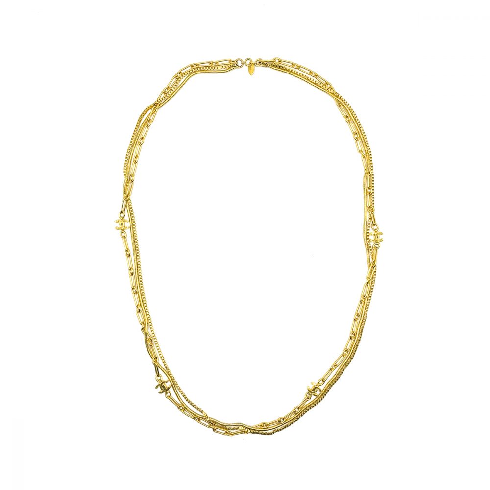 Vintage Chanel Logo Chain