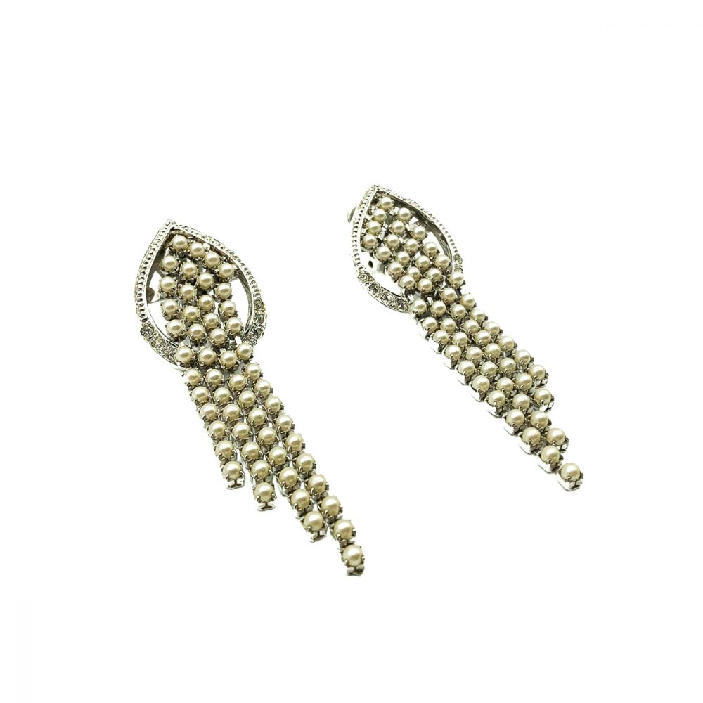 Vintage De Liguoro Waterfall Earrings