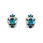 1 Vintage Dior Aqua Blue Earrings