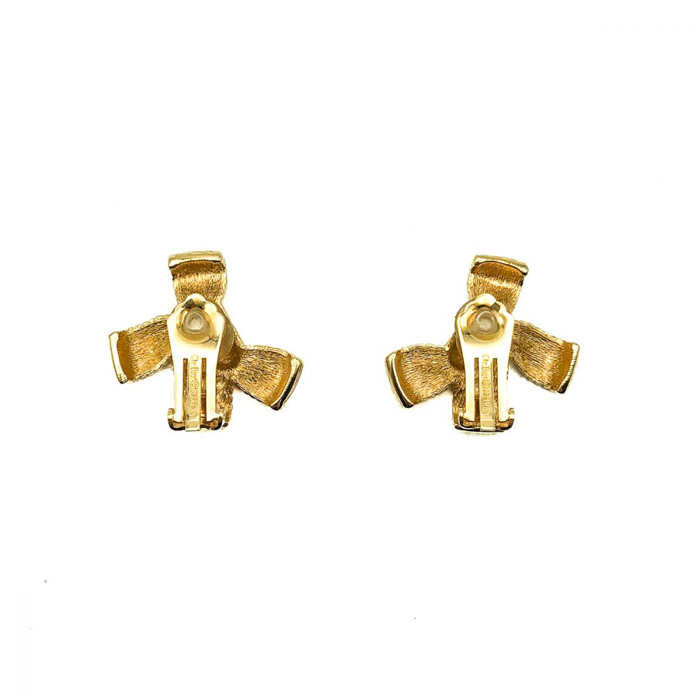 Vintage Dior Bow Earrings