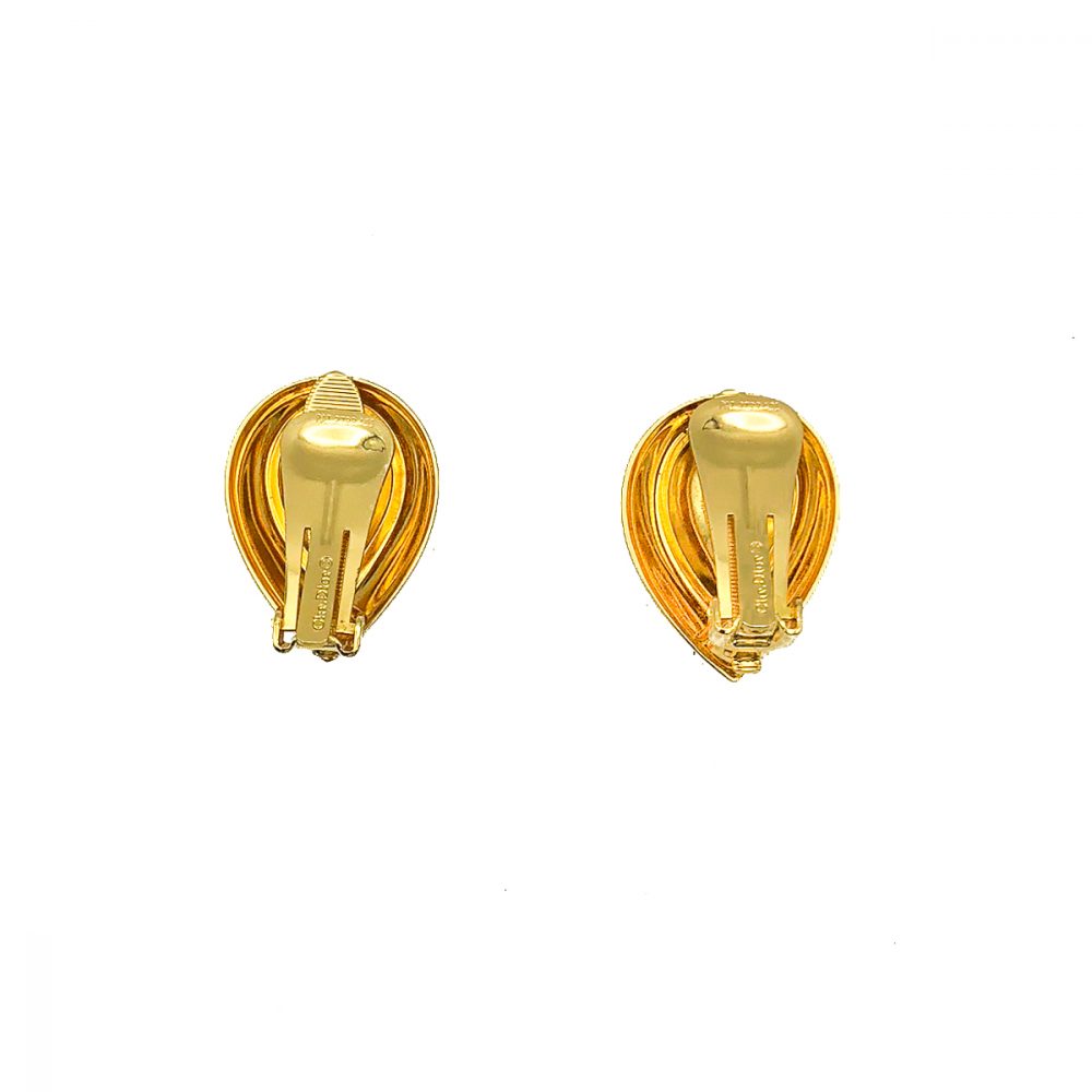 Vintage Dior Teardrop Earrings