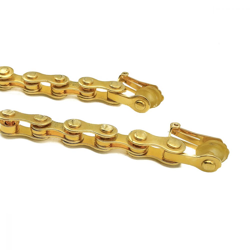 Vintage Dior by Galliano Bike Chain Earrings