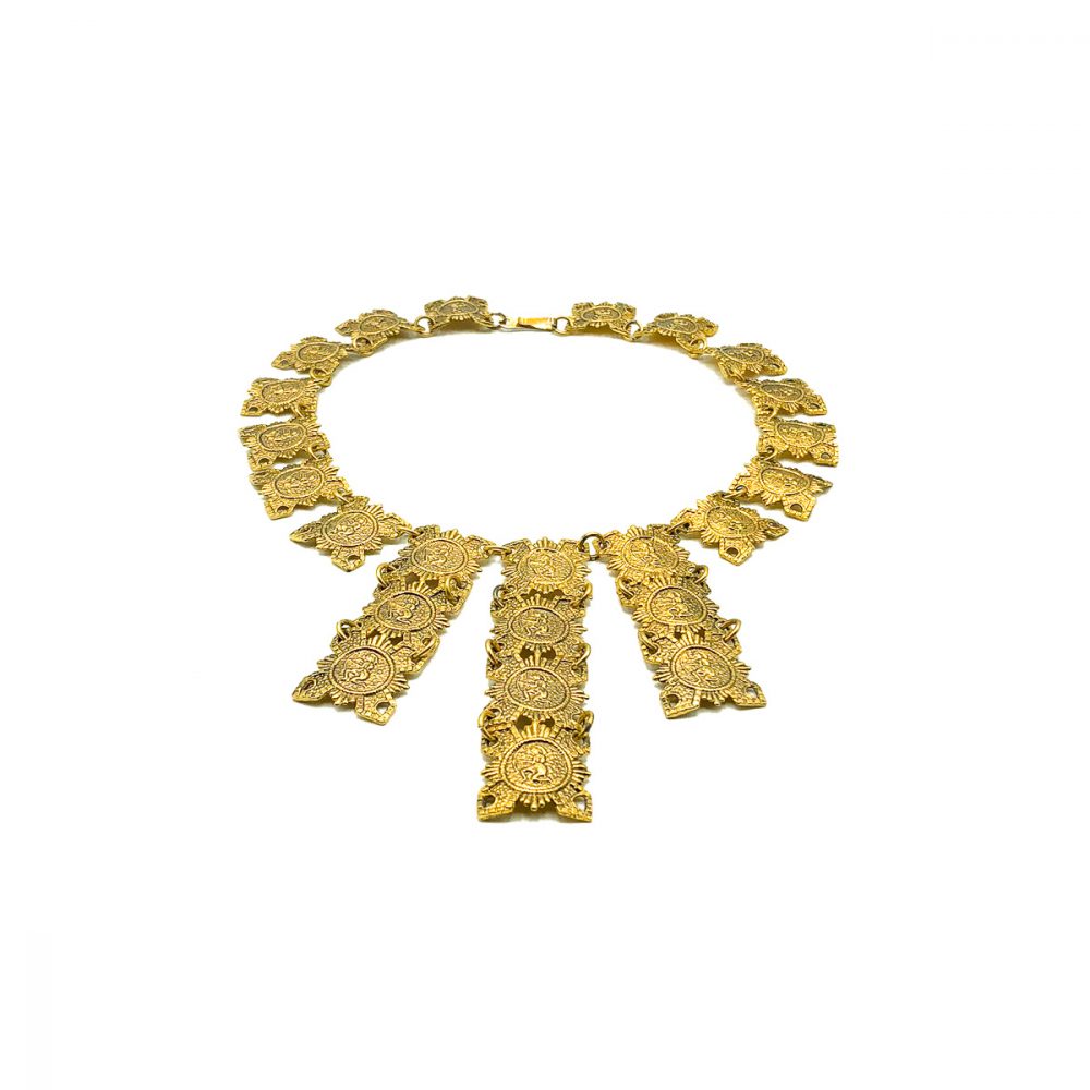 Vintage Gold Egyptian Bib