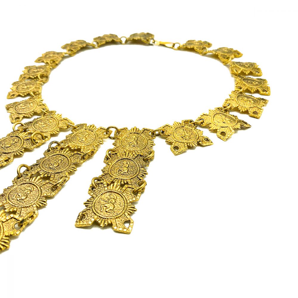Vintage Gold Egyptian Bib