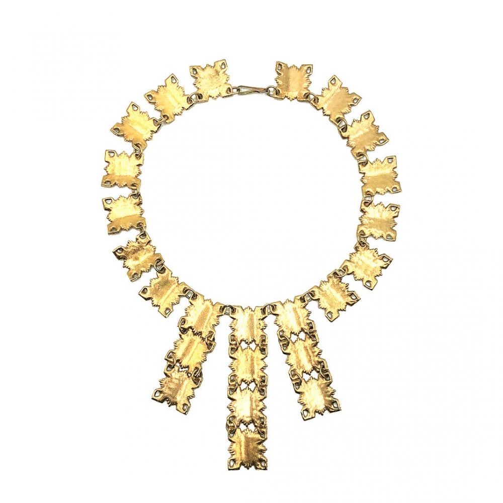 Vintage Gold Egyptian Bib