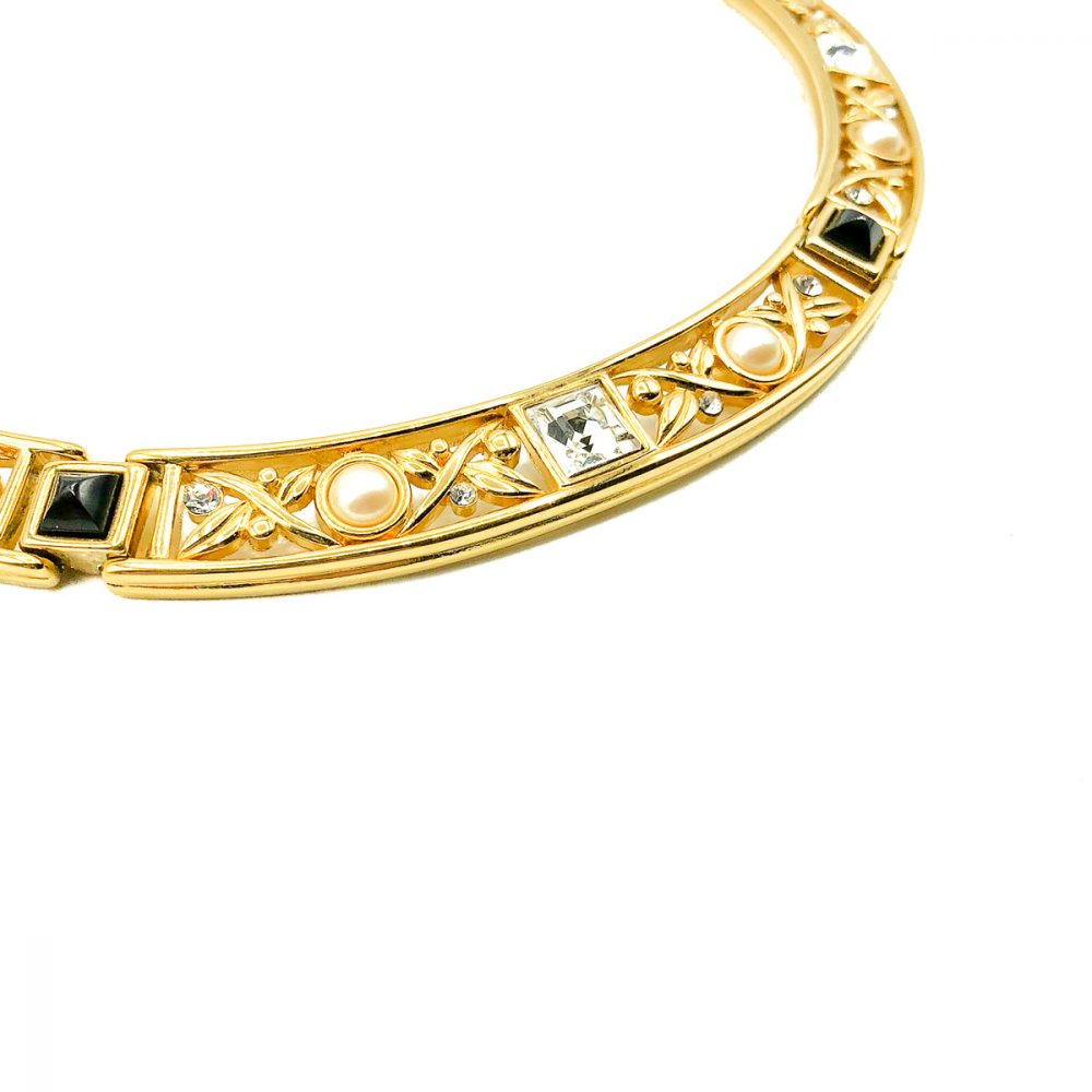 Vintage Monet Crystal Collar