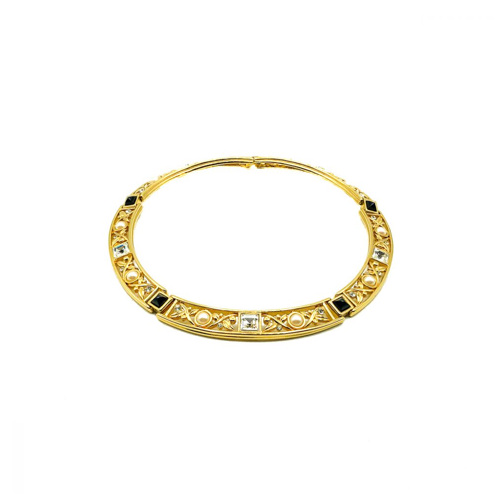 Vintage Monet Crystal Collar