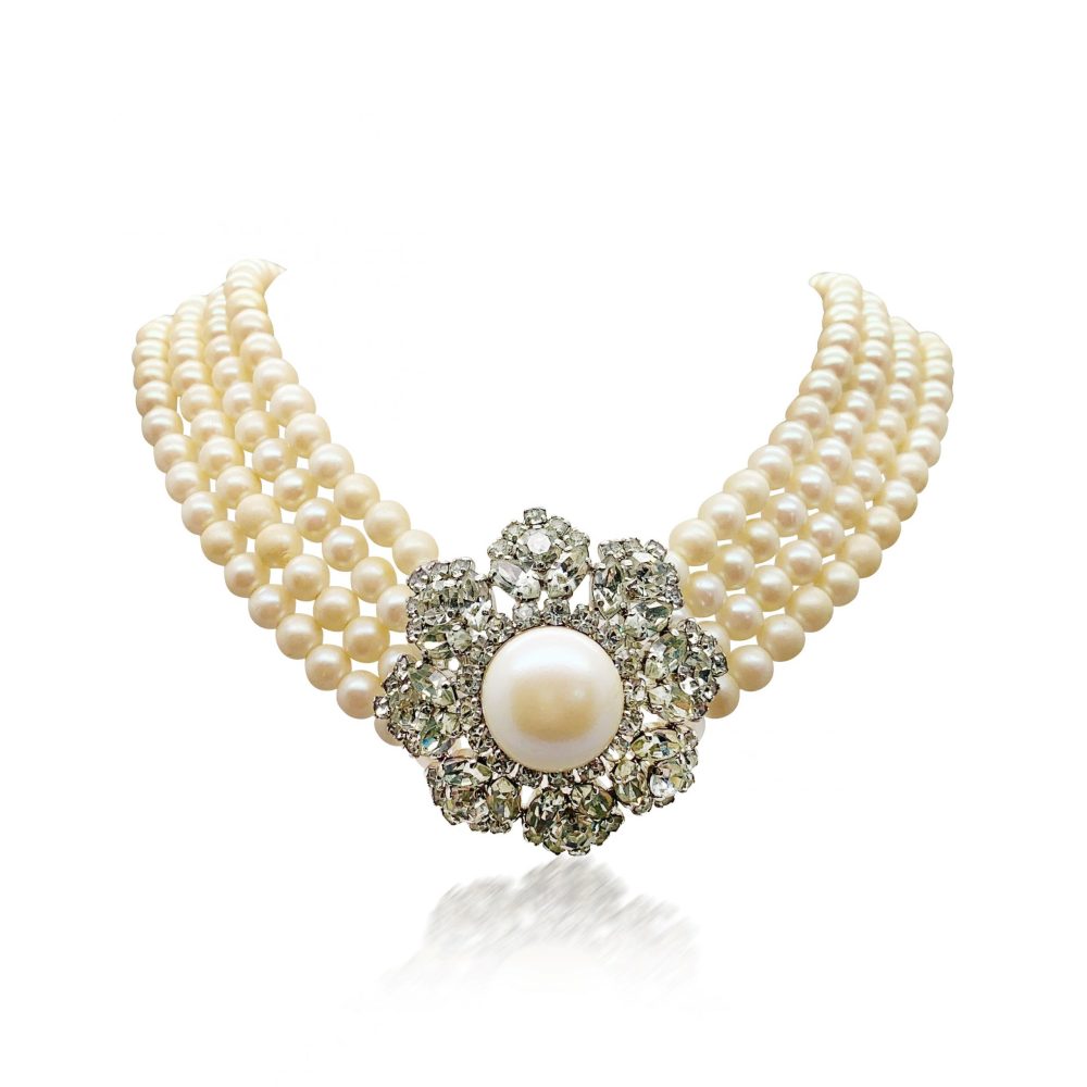 Vintage Dior Pearl Choker