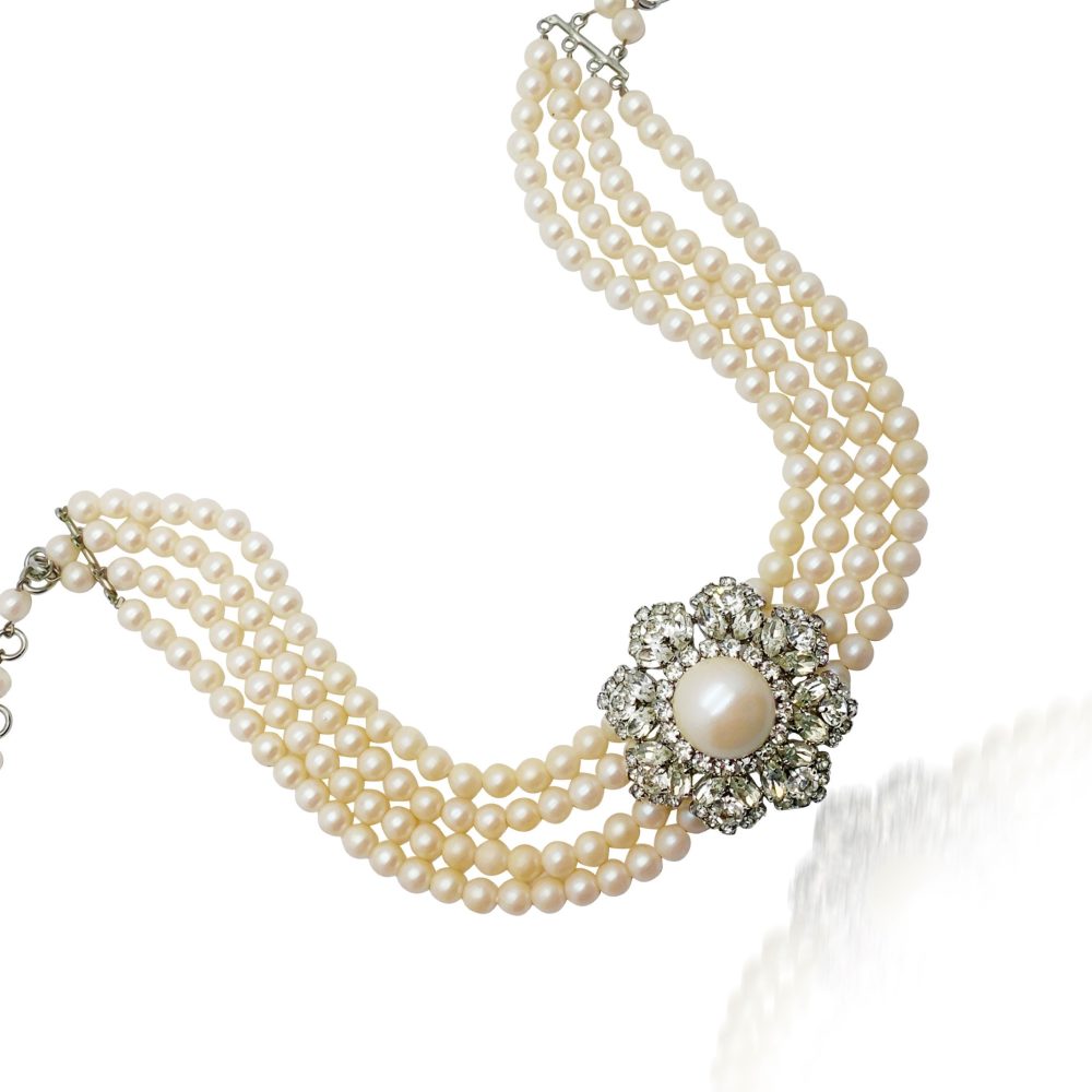 Vintage Dior Pearl Choker