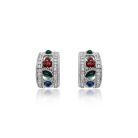 Jennifer Gibson Jewellery Vintage Givenchy Fruit Salad Earrings 1068 I (3) Vintage Givenchy Tutti Frutti Earrings