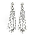Jennifer Gibson Jewellery Vintage Crystal Chandelier Earrings S 1096 (4) Vintage Crystal Chandelier Earrings