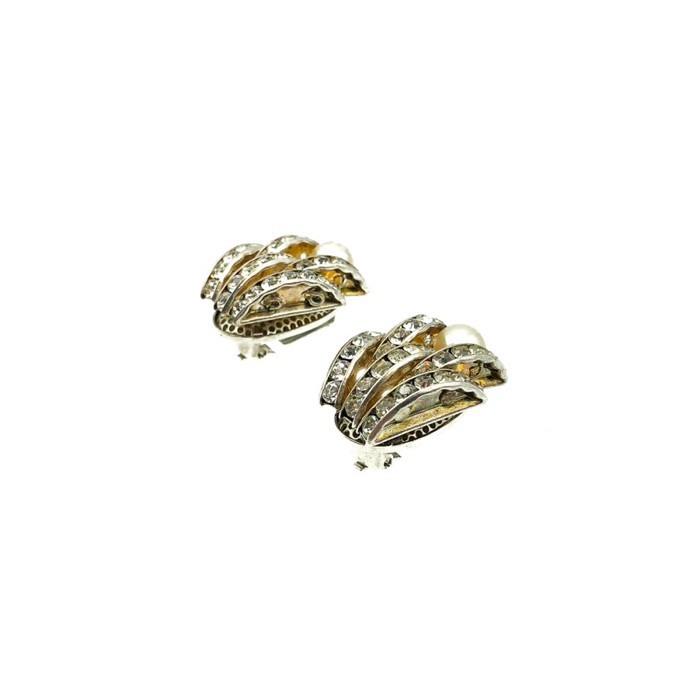Vintage Art Deco Crystal Earrings