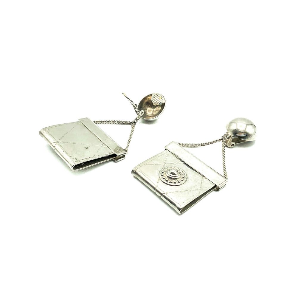 Vintage Handbag Earrings