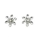 Jennifer Gibson Jewellery Vintage crystal flower earrings 6 1085 (2) Vintage crystal flower earrings