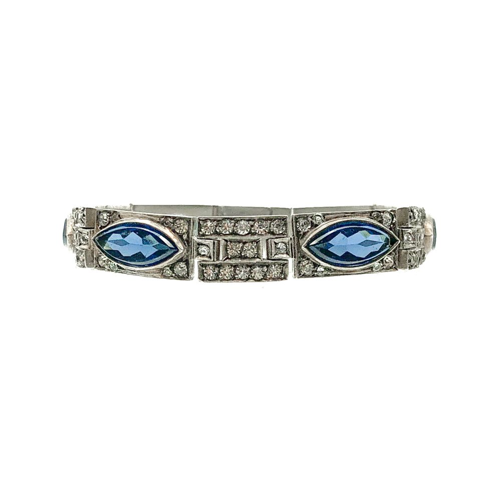 Antique Art Deco Paste Bracelet