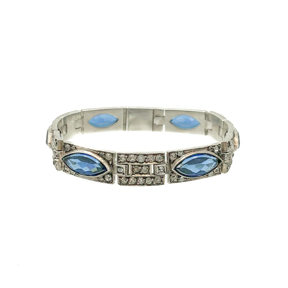 Antique Art Deco Paste Bracelet