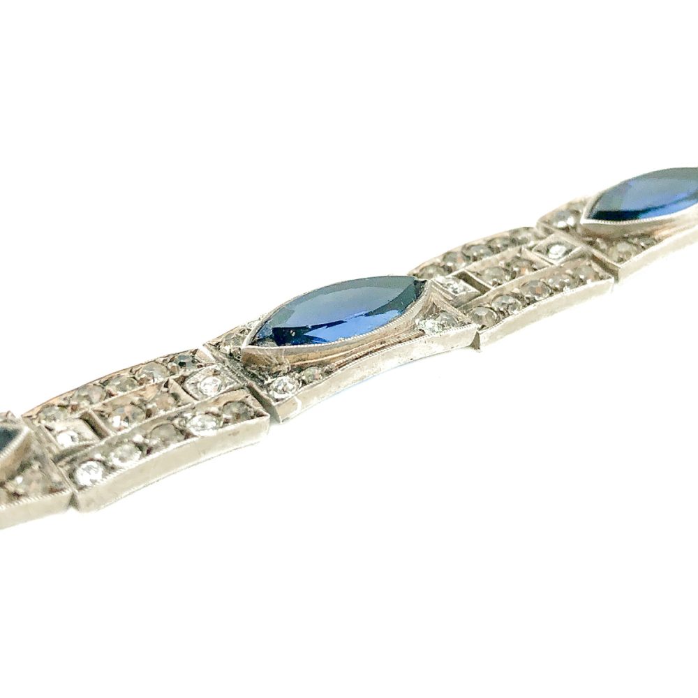 Antique Art Deco Paste Bracelet