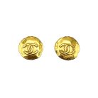 Jennifer Gibson Jewellery Vintage CC Logo Coin Earrings 8 1110 (6) Vintage Chanel CC Logo Coin Earrings